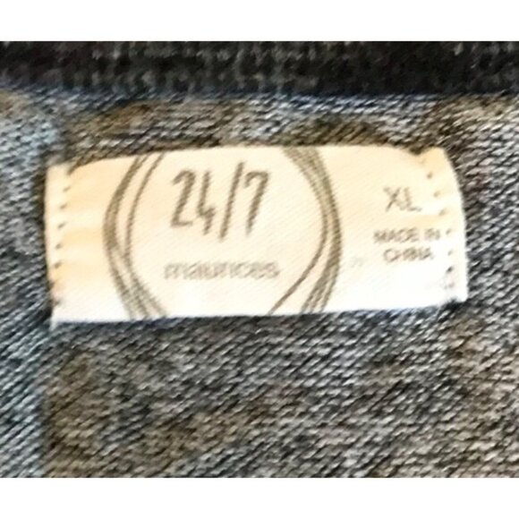 24/7 Maurices Plaid Twist Front Top Womens XL Red Black - Picture 7 of 11